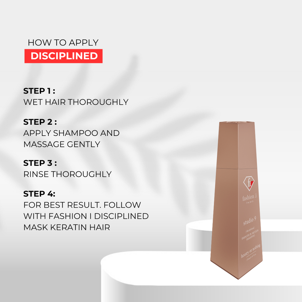 Disciplined Hair Shampoo for Frizz Control & Color-Treated Hair – 250 ML