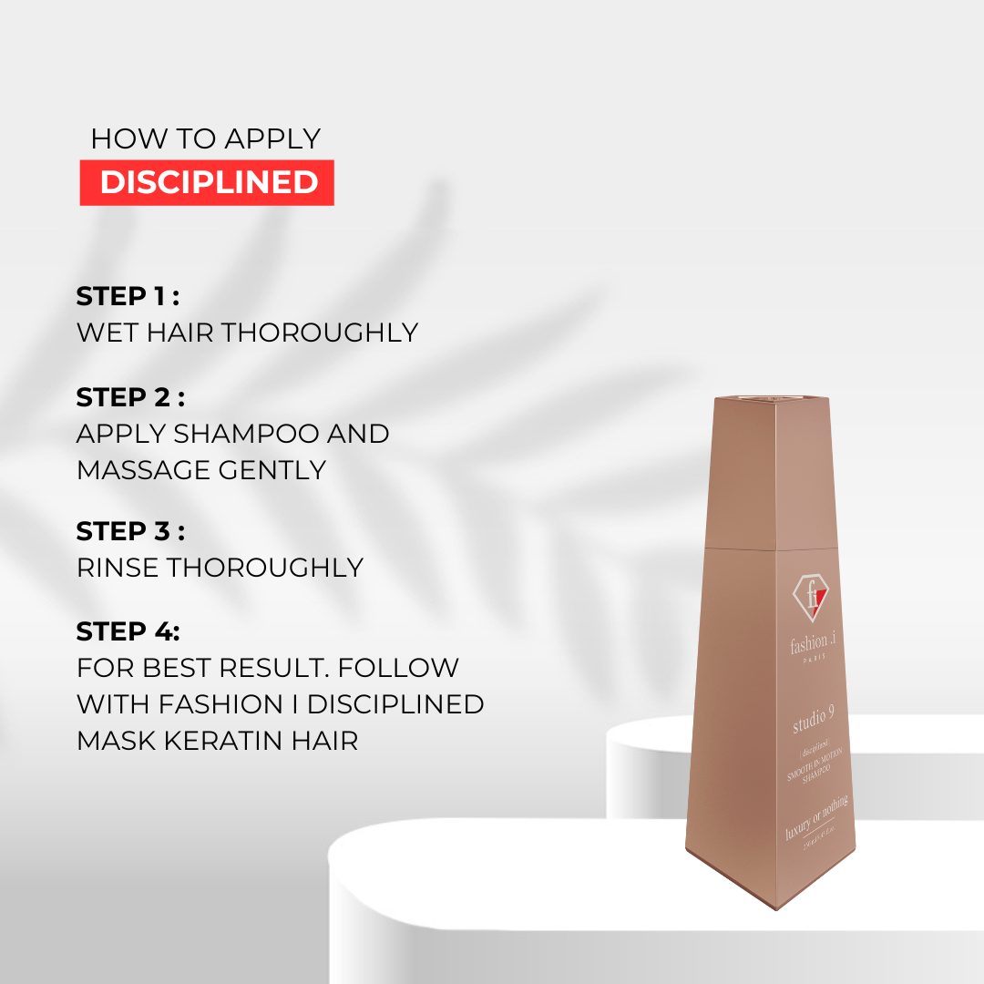 Disciplined Hair Shampoo for Frizz Control & Color-Treated Hair – 250 ML